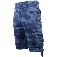 New Mens Army Camouflage Knee Length Combat Cargo Jeans Holiday Summer Shorts by Jeanbase Blue Camo New Mens Army Camouflage Knee Length Combat Cargo Jeans Holiday Summer Shorts by Jeanbase Blue Camo