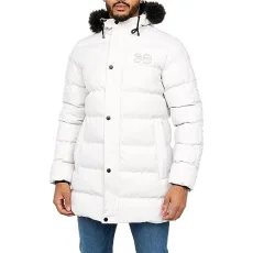 New Mens Heavy Fur Fleece Lined Hood Parka Padded Winter Coat Jacket, Putty - Daydream, XXL New Mens Heavy Fur Fleece Lined Hood Parka Padded Winter Coat Jacket, Putty - Daydream, XXL