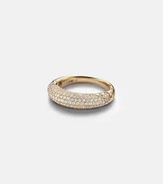 New York 66 Medium 18kt gold ring with diamonds New York 66 Medium 18kt gold ring with diamonds