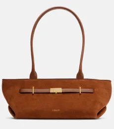 New York suede shoulder bag New York suede shoulder bag