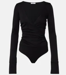 Nigella draped wool bodysuit Nigella draped wool bodysuit