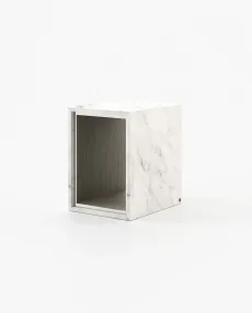 NILO Nest & Side Table Carrara Marble NILO Nest & Side Table Carrara Marble