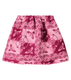 Nina needlepoint cotton-blend skirt Nina needlepoint cotton-blend skirt
