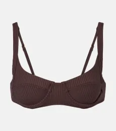 Noto ribbed-knit bikini top Noto ribbed-knit bikini top