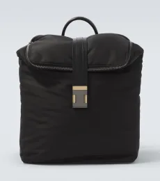 Nox leather-trimmed backpack Nox leather-trimmed backpack