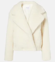 Oggeri alpaca, wool, and silk teddy coat Oggeri alpaca, wool, and silk teddy coat