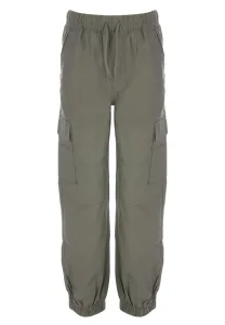Older Boys Khaki Woven Cargo Trousers Older Boys Khaki Woven Cargo Trousers
