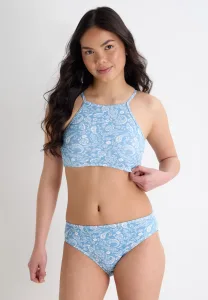Older Girls Blue Paisley Print Bikini