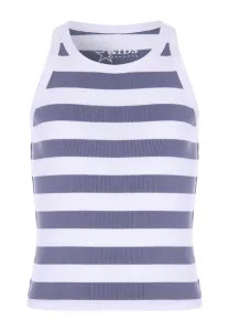 Older Girls Navy Stripe Vest Older Girls Navy Stripe Vest