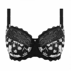 Olivia Underwired Side Support Bra (30D, Black) Olivia Underwired Side Support Bra (30D, Black)