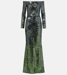 Ombrà sequined silk-blend gown Ombrà sequined silk-blend gown