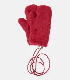 Ombrato wool and silk teddy mittens Ombrato wool and silk teddy mittens