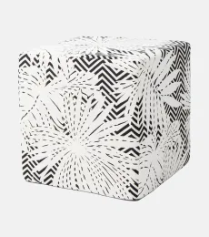 Ombre floral pouf Ombre floral pouf