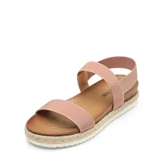 Open Toe Strap Espadrille Platform Sandals