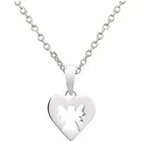 Openwork Angel Heart Necklace Openwork Angel Heart Necklace