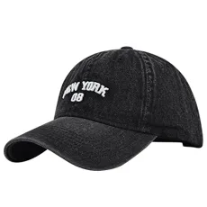 Original Classic Low Profile Cotton Hat Men Women Baseball Cap Dad Hat Adjustable Cap Teenager Boys Baseball Cap Women Summer, black, One Size Fits All