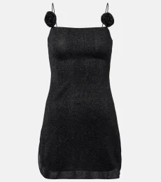 OsÃree LumiÃre floral-appliquà minidress OsÃree LumiÃre floral-appliquà minidress