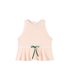 Oséree Kids Bow-detail tulle top Oséree Kids Bow-detail tulle top