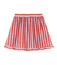 Oséree Kids Jupe rayée en lamé
