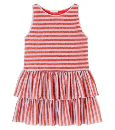 Oséree Kids Robe rayée en lamé