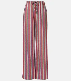 Oséree Pantalones anchos Lumière a rayas Oséree Pantalones anchos Lumière a rayas