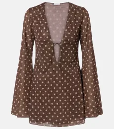 Oséree Vestido corto Lumière con lunares Oséree Vestido corto Lumière con lunares