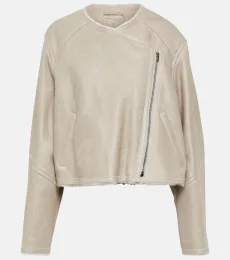 Ostya shearling-lined leather jacket Ostya shearling-lined leather jacket