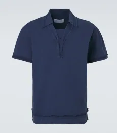 Otak layered cotton Polo Shirt