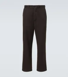 Ottis cotton and cashmere straight pants