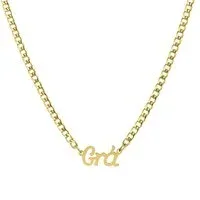 Over Over Gold 14K Grá Curb Chain Necklace - 45cm Over Over Gold 14K Grá Curb Chain Necklace - 45cm