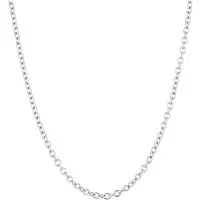 Over Over Silver Stainless Steel Rolo Chain Necklace - 45cm Over Over Silver Stainless Steel Rolo Chain Necklace - 45cm