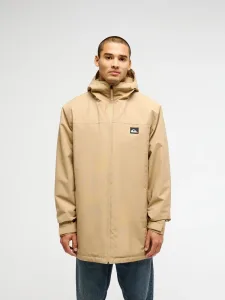 Overcast 3K Parka - Men Beige Waterproof Hooded Jacket Overcast 3K Parka - Men Beige Waterproof Hooded Jacket