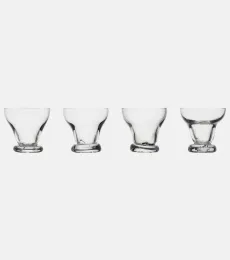 Overflow set of 4 glasses