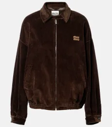 Oversized cotton corduroy blouson jacket Oversized cotton corduroy blouson jacket