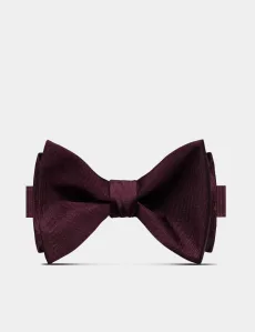Oxblood Grosgrain 1913 Bow Tie Self Tie Ox Blood Red Silk Plain Men's Oxblood Grosgrain 1913 Bow Tie Self Tie Ox Blood Red Silk Plain Men's