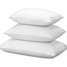 Pack of 10 Easy Care White Percale Pillowcases 200 Thread Count Size Oxford Style