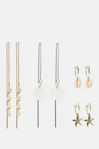 Pack Of 4 Seashell Earrings Pack Of 4 Seashell Earrings