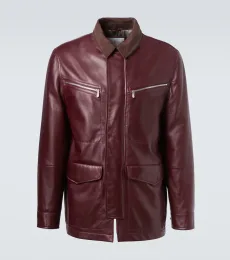Padded leather jacket Padded leather jacket