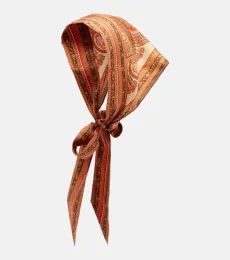 Paisley silk scarf