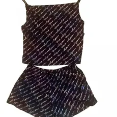 Pajama Set Cami Top & Sleep Short Size Medium Multi, Multi, S Pajama Set Cami Top & Sleep Short Size Medium Multi, Multi, S