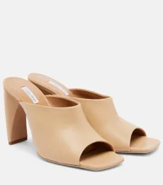 Palma leather mules Palma leather mules