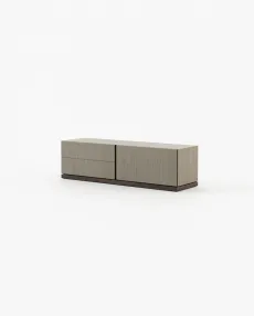PAM Media Unit Aged Oak Veneer Matte