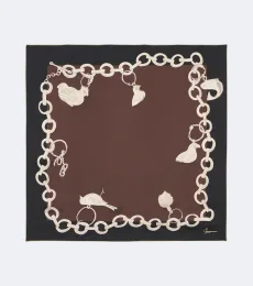 Pampille silk scarf
