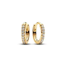 Pandora Gold Sparkling Huggie Hoop Earrings Pandora Gold Sparkling Huggie Hoop Earrings