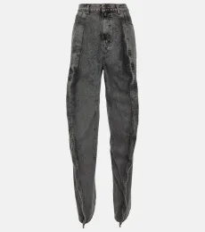 Paneled straight jeans Paneled straight jeans