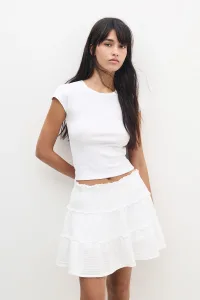 Panelled Skort - White Panelled Skort - White