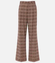 Pantalon ample à carreaux Pantalon ample à carreaux