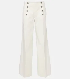 Pantalon ample en coton mélangé Pantalon ample en coton mélangé