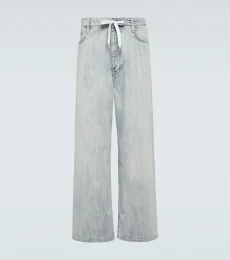 Pantalon ample en sergé de coton Pantalon ample en sergé de coton