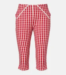 Pantalon capri Ebony en coton mélangé Pantalon capri Ebony en coton mélangé